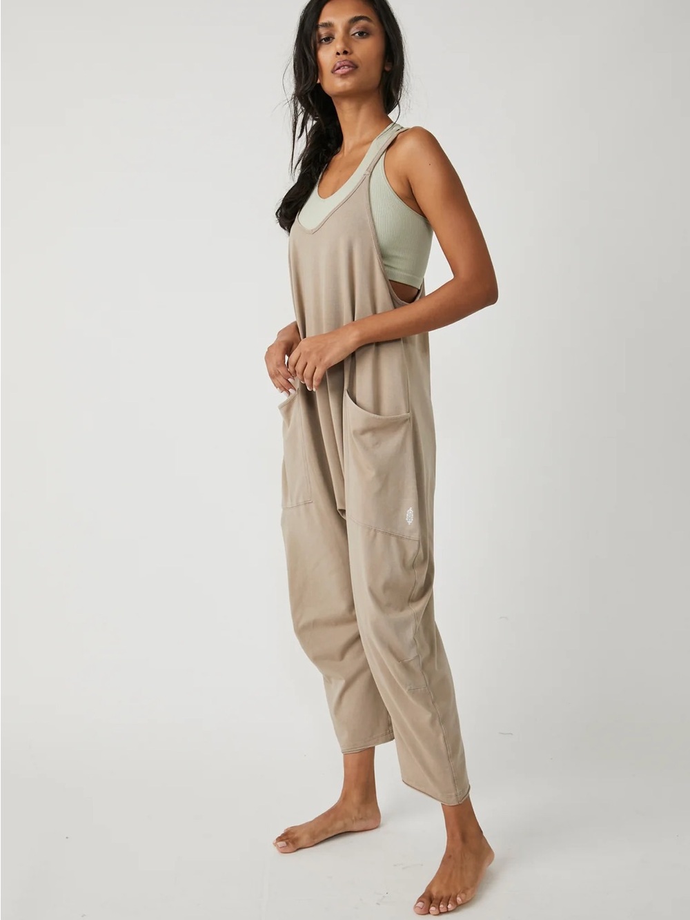 Free People Hot Shot Onsie Mocha Size S/P - Picture 6 of 9